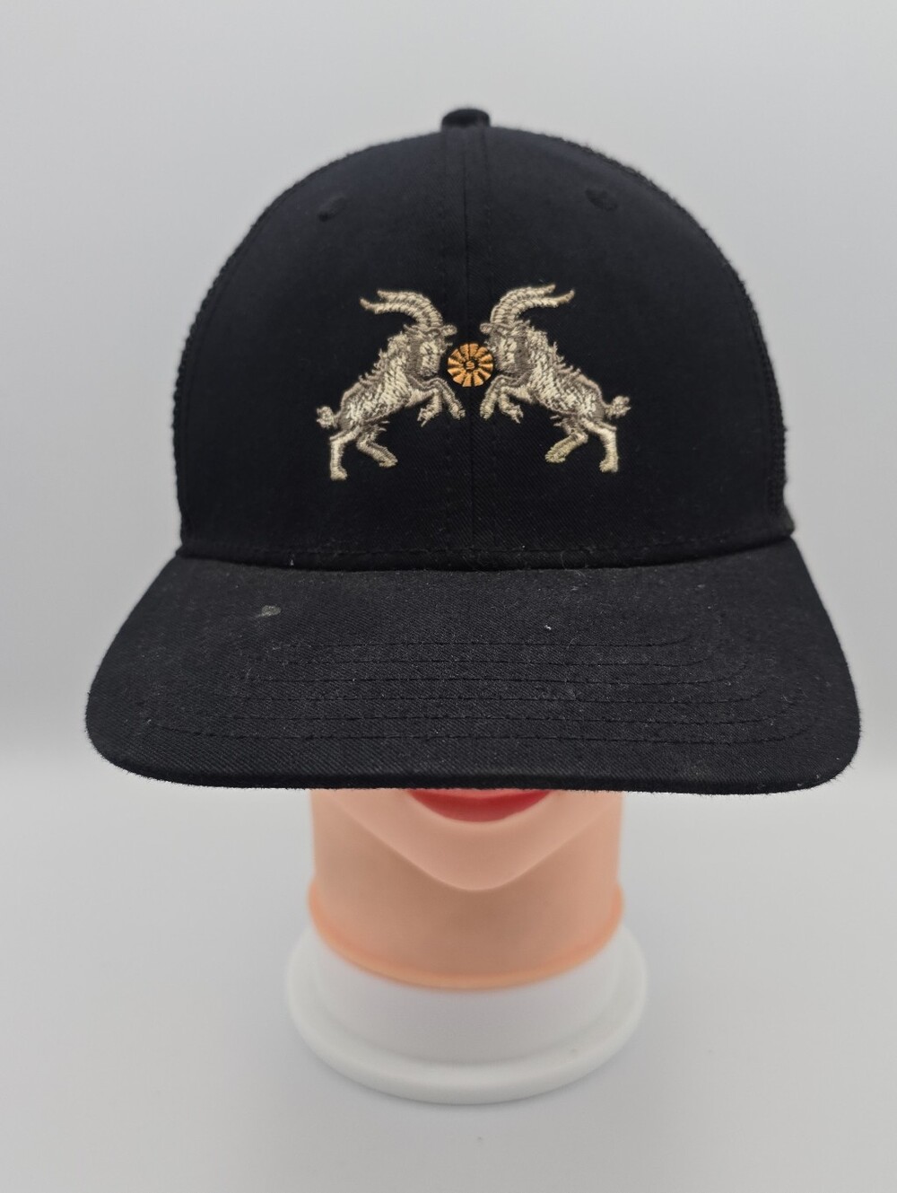 Linksoul Embroidered Goats Trucker Adjustable Snapback Hat